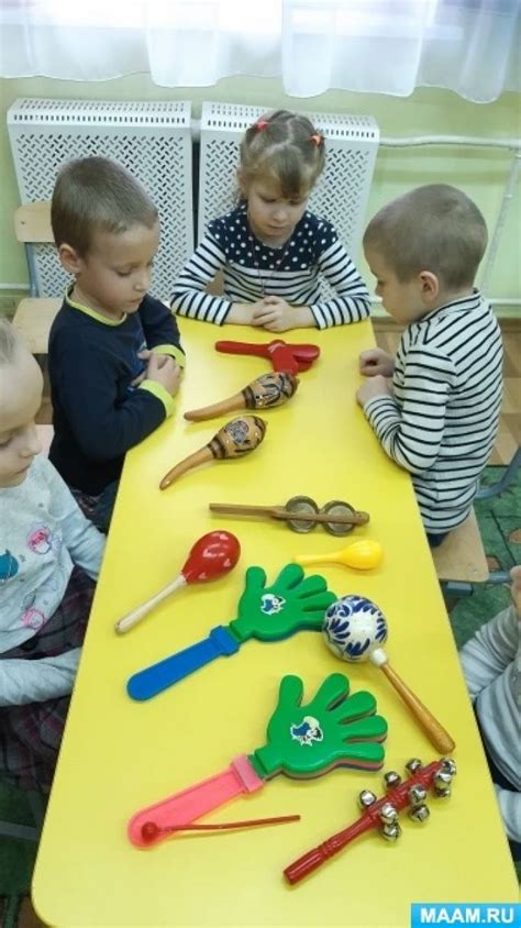 Фотоотчет о музыкальном занятии «Инструменты для шумового оркестра» (10 ...