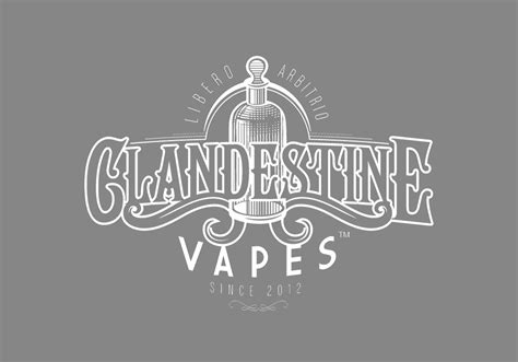 Clandestine Vapes Branding Design James PM Gaffney