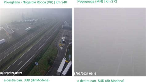 Muro Di Nebbia Autostrada A22 Chiusa Per La Terza Mattina Consecutiva