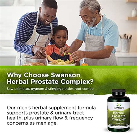 Swanson Herbal Prostate Complex Urinary Tract Support Mens Health