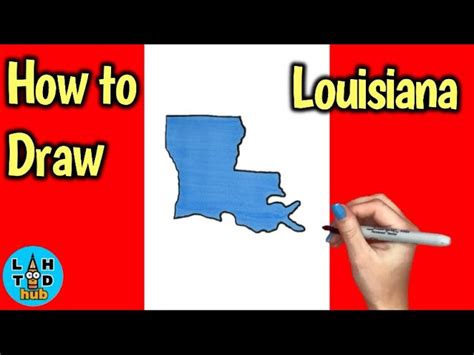 Louisiana State Tree Drawing