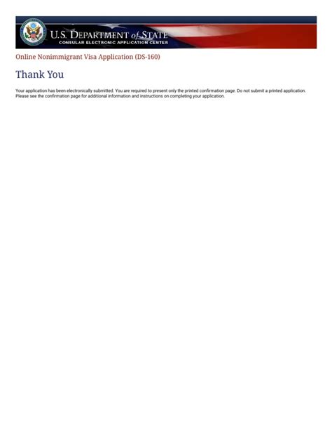 Consular Electronic Application Center - Thank You.pdf | PDF