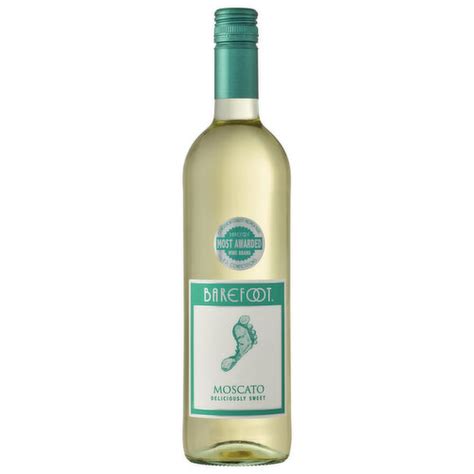 Barefoot Cellars Moscato White Wine 750ml Brookshires