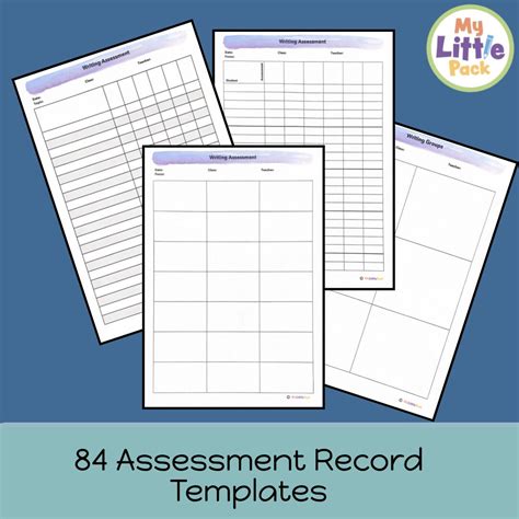 84 Teacher Assessment Record Templates Watermark Theme Etsy