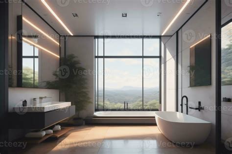 Bathroom interior design, generative AI 27672021 Stock Photo at Vecteezy