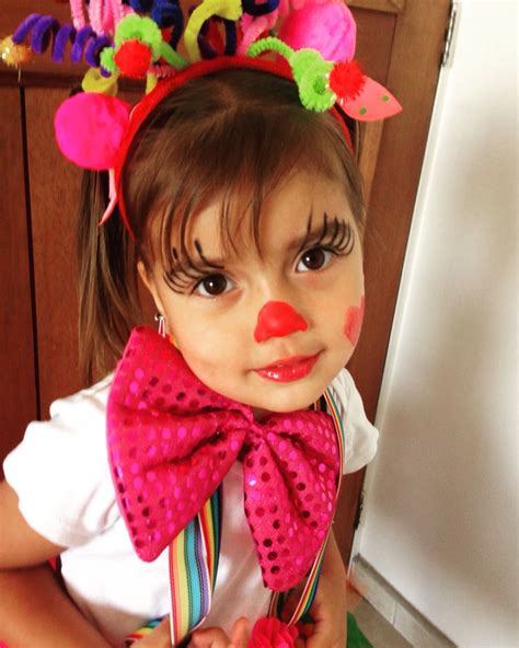 Makeup Payasita Disfraz Custome Clown Disfraz De Payaso Casero