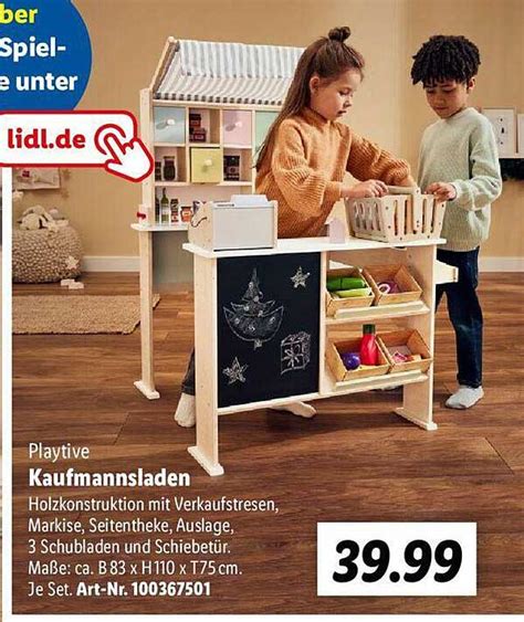 Playtive Kaufmannsladen Angebot Bei Lidl 1Prospekte De