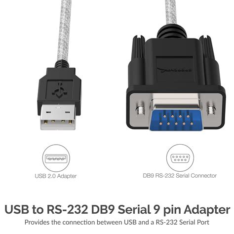 Trahoo Usb To Rs Db Serial Pin Adapter Prolific Pl Ft Sbt