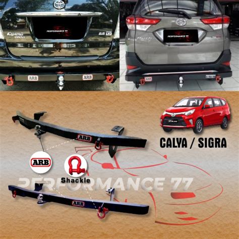 Jual Towing Bar Arb Besi Bumper Belakang Full Plus Anting Toyota Calya