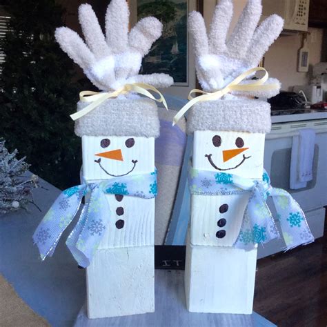 How To Make Scrap Wood Snowmen