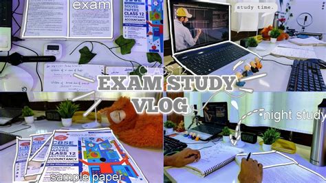 Exam Study Vlog A Night Before Exam Silent Vlog CBSE Class 12