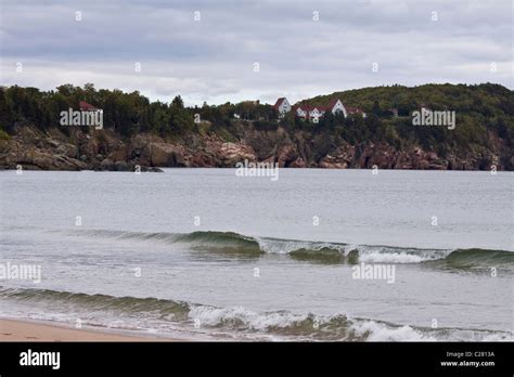 Ingonish Beach With The Historic Keltic Lodge In The Background Cape