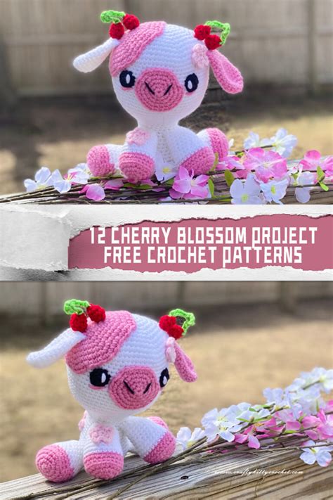 12 Cherry Blossom Project Crochet Patterns FREE IGOODideas