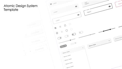 Atomic Design System Template | Figma