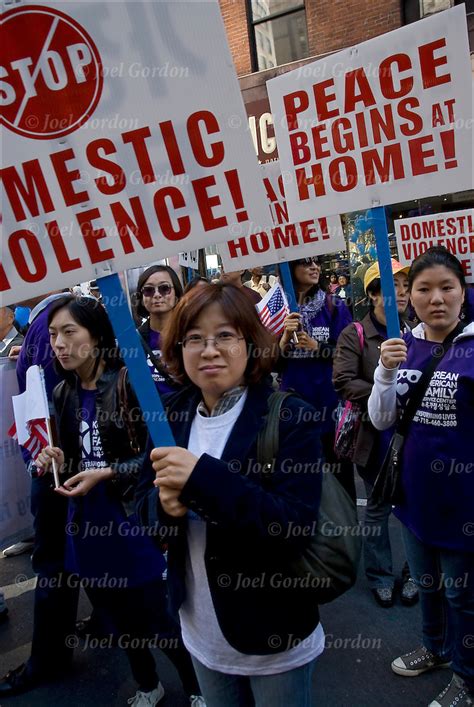 Korean Stop Domestic Violence Joel Gordon Photography