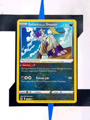 Sneasler Radiant Hisuian Pokémon Tcg Carta Original MercadoLibre