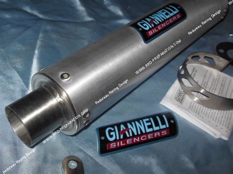 Muffler Exhaust GIANNELLI Aluminum Or Carbon For DERBI GPR 125cc RACING