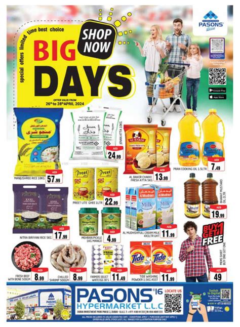 Weekend Deals Pasons Supermarket From Pasons Until Th April