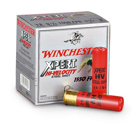 25 Rds Winchester Xpert Steel 12 Gauge 3 12 1 38 Oz Waterfowl