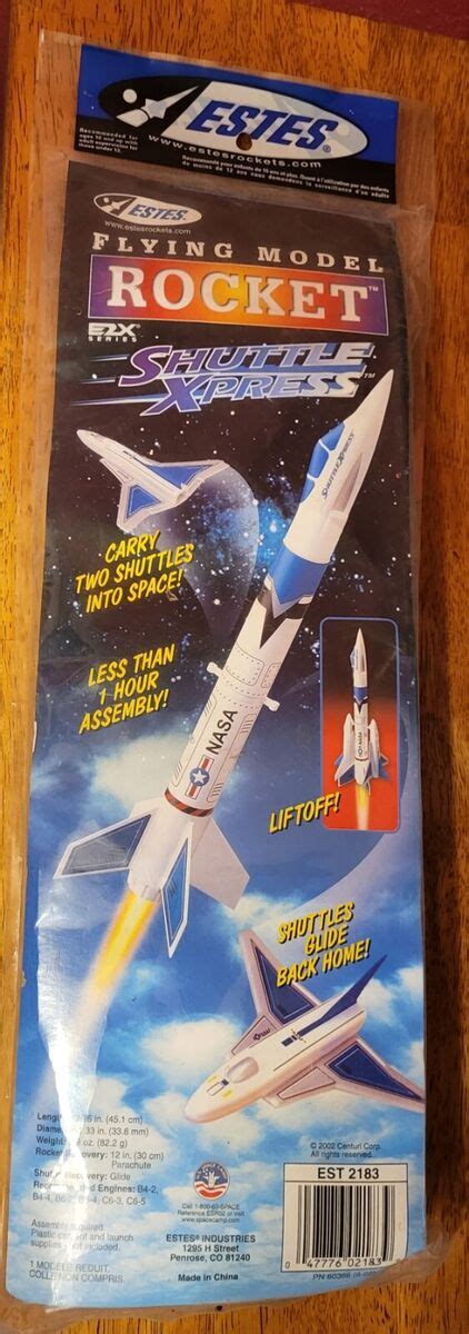 Space Shuttle Model Rocket Kit Estes