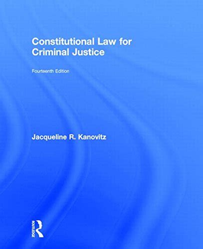 Amazon Constitutional Law For Criminal Justice