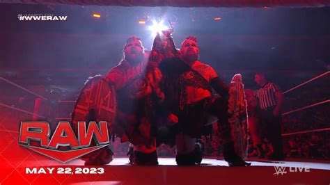 The Viking Raiders Entrance With Valhalla Wwe Raw May 22 2023 Youtube