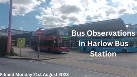 14 Buses In Harlow Bus Station YouTube