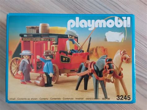 Playmobil Western Far West Diligence Cowboy Vintage New Neu Misb