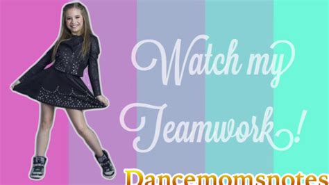 Mackenzie Ziegler Teamwork Lyric Video Youtube