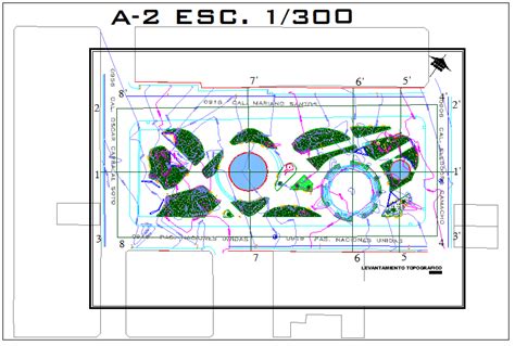 Site Plan Layout View Detail And Surveying Data Detail View Dwg File