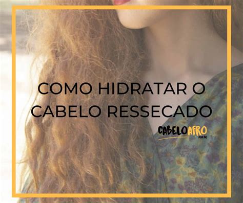 Como Hidratar O Cabelo Ressecado Cabelo Afro Blog