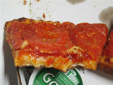 Review Papa John S Double Layered Pepperoni Pizza Brand Eating