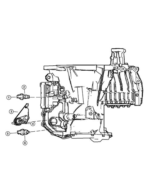 Dodge Journey Sensor Transmission Range Super Track Pak Awd Fwd