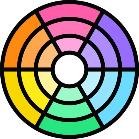 Color Wheel Special Lineal Color Icon