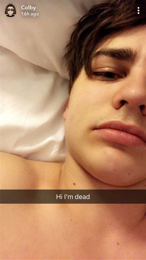 Nice To Meet You Dead I’m Shooketh😂😂🖤🖤 Colby Brock Snapchat Colby Brock Sam And Colby