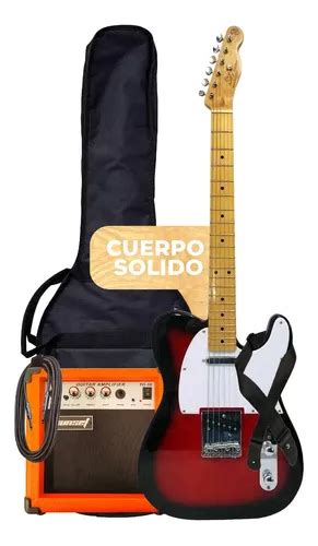 Comprar Guitarra El Ctrica Sx Telecaster Con Amplificador Y Mas