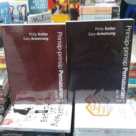 Jual Sepaket Buku Prinsip Prinsip Pemasaran Philip Kotler Gary