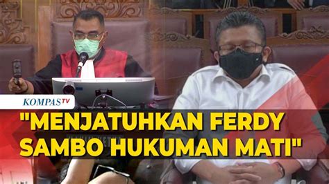 Tak Terima Putusan Hakim Ferdy Sambo Cs Kini Ajukan Banding Cuma