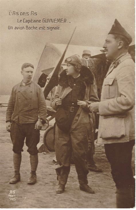 CAPITAINE GUYNEMER L AS DES AS UN AVION BOCHE EST SIGNALÉ WWI GUERRE