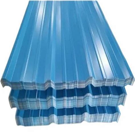 Color Coated Mm Blue Ms Roofing Sheet At Rs Kg In Bhopal Id