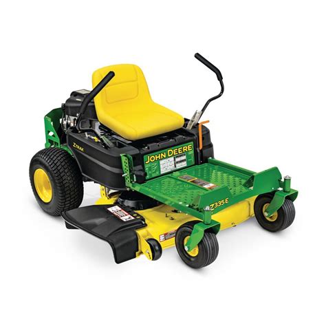 Shop John Deere Ztrak Z335e 20 Hp V Twin Dual Hydrostatic 42 In Zero Turn Lawn Mower Carb At