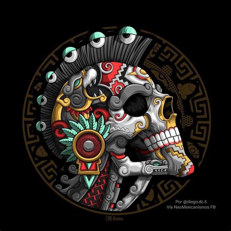 Mictlantecuhtli Historia Del Dios De La Muerte Mayan Art Aztec Art