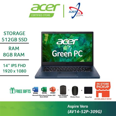 ACER ASPIRE VERO 14 AV14 52P 309G I3 1315U AV14 52P 58H1 I5 1335U