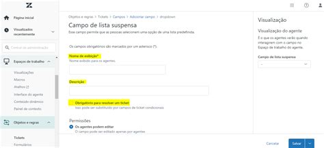 Como Criar Campos Personalizados De Ticket Infocuscx