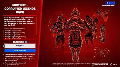 Fortnite Corrupted Legends Pack Youtube