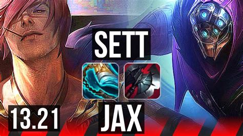 Sett Vs Jax Top 2 5m Mastery 2100 Games 6 2 4 Euw Master 13