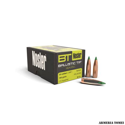 Nosler Palle Cal Gr Ballistic Tip Hunting Bullet Armeria Tomei