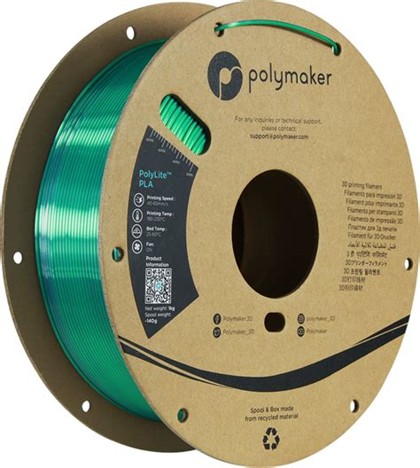 Polymaker Polylite Dual Silk Pla Jadeite Green Chrome Djake Sterreich