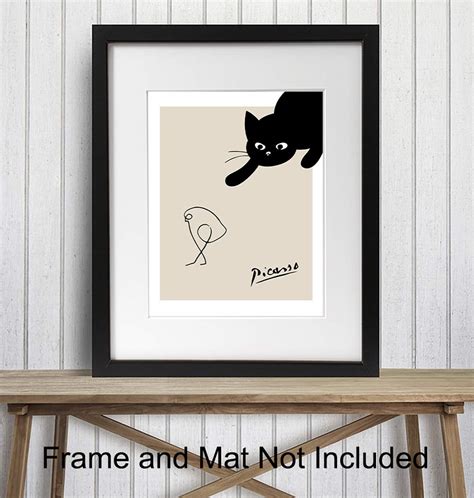 Buy Pablo Picasso Wall Art Black Cat Home Decor Cat Wall Art