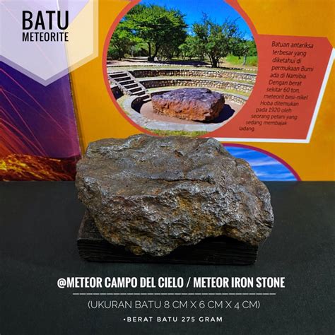 Jual Meteor Campo Del Cielo A8 Atau Meteorite Atau Batu Asteroid Atau